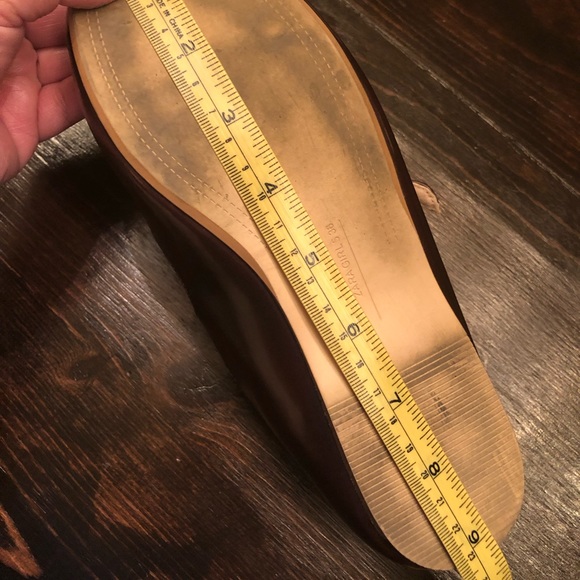 ZARA BURGUNDY MARY JANE FLATS ~ Size 6/36 - Picture 6 of 6